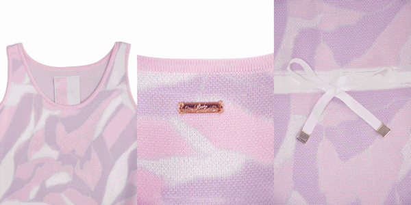 Rady 通販 ミルフルールマーブルジャガードニットワンピース